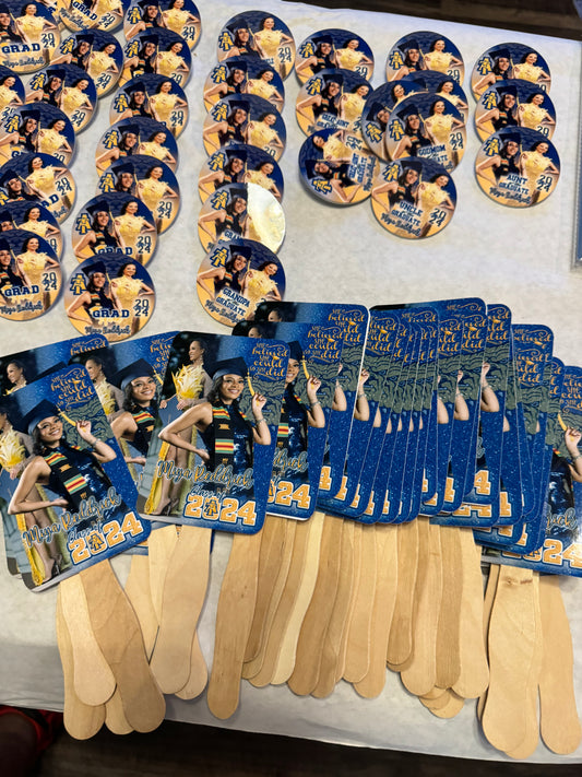 Graduation Fans or Pins