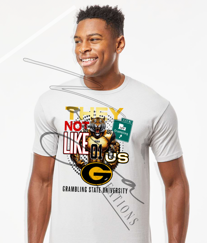 They Not Like US Grambling T-Shirt