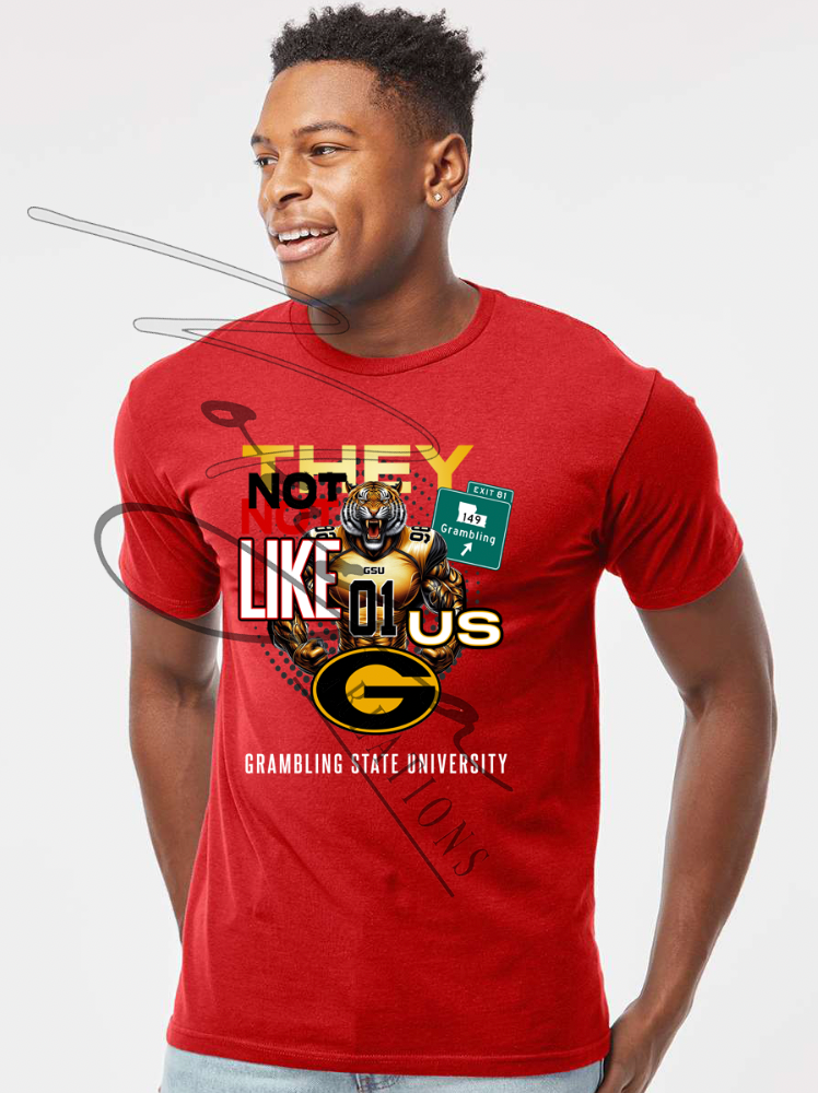 They Not Like US Grambling T-Shirt