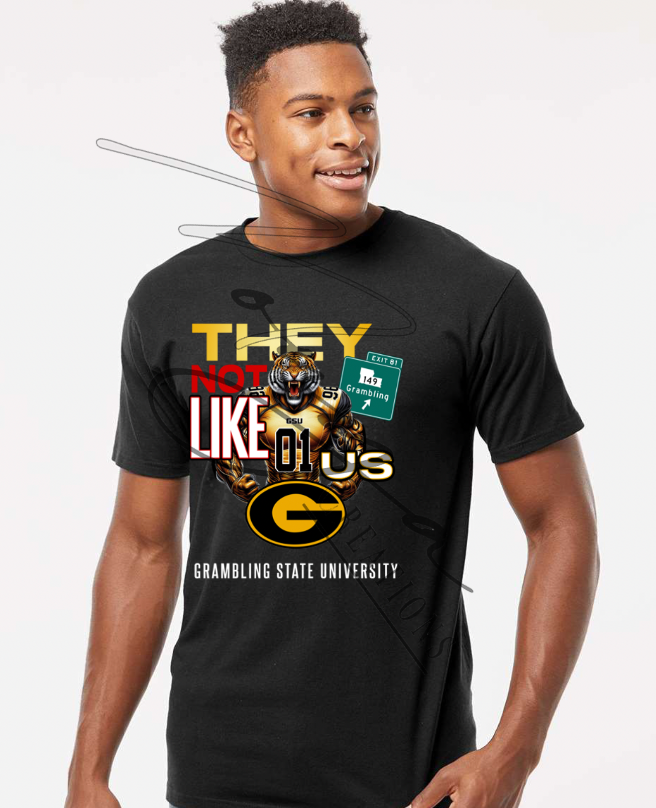 They Not Like US Grambling T-Shirt