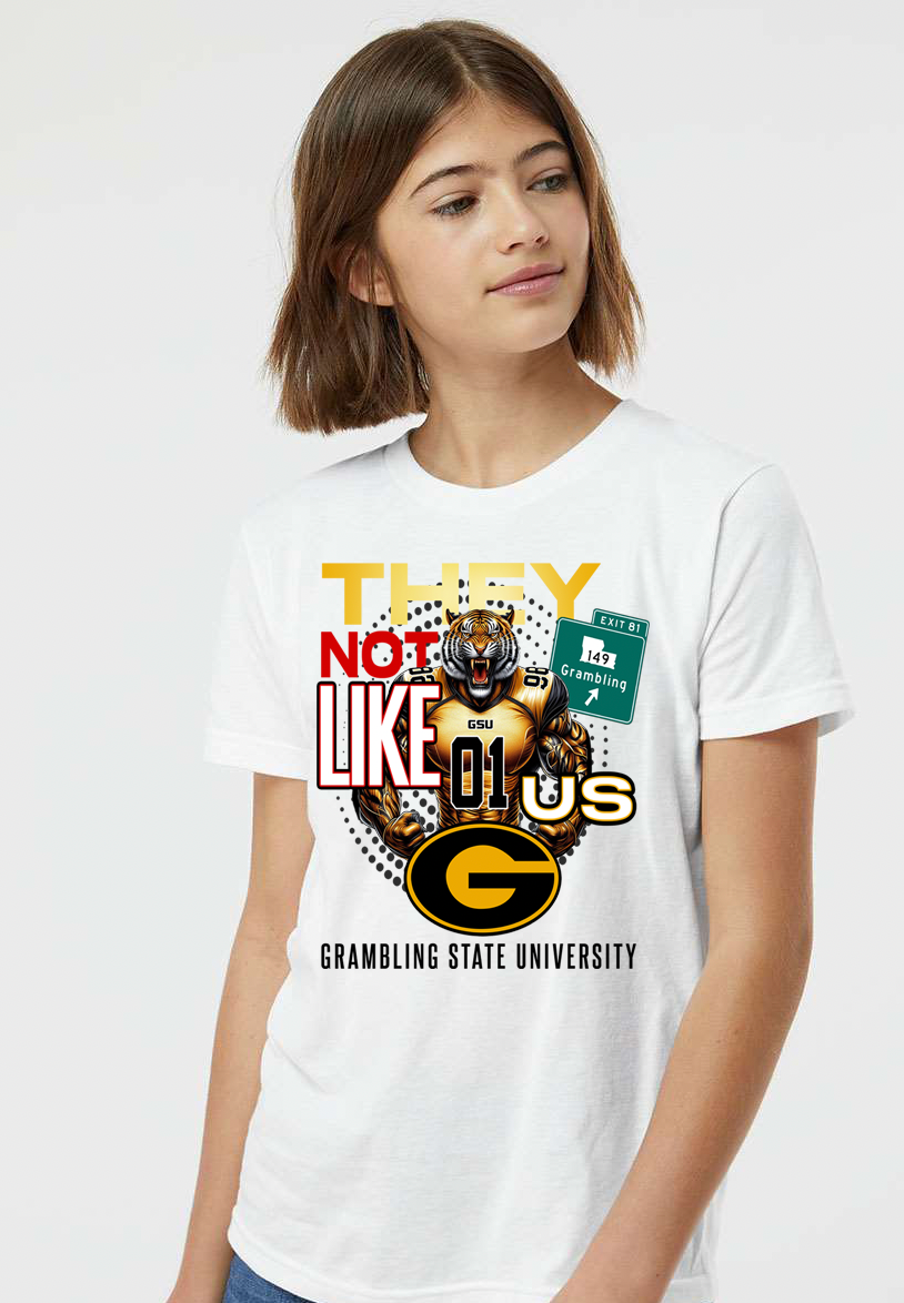 They Not Like US Grambling T-Shirt (Youth)