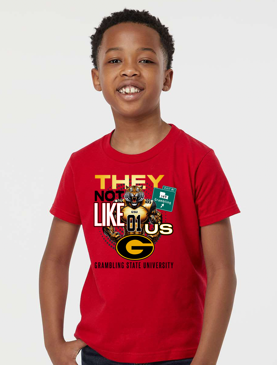 They Not Like US Grambling T-Shirt (Youth)