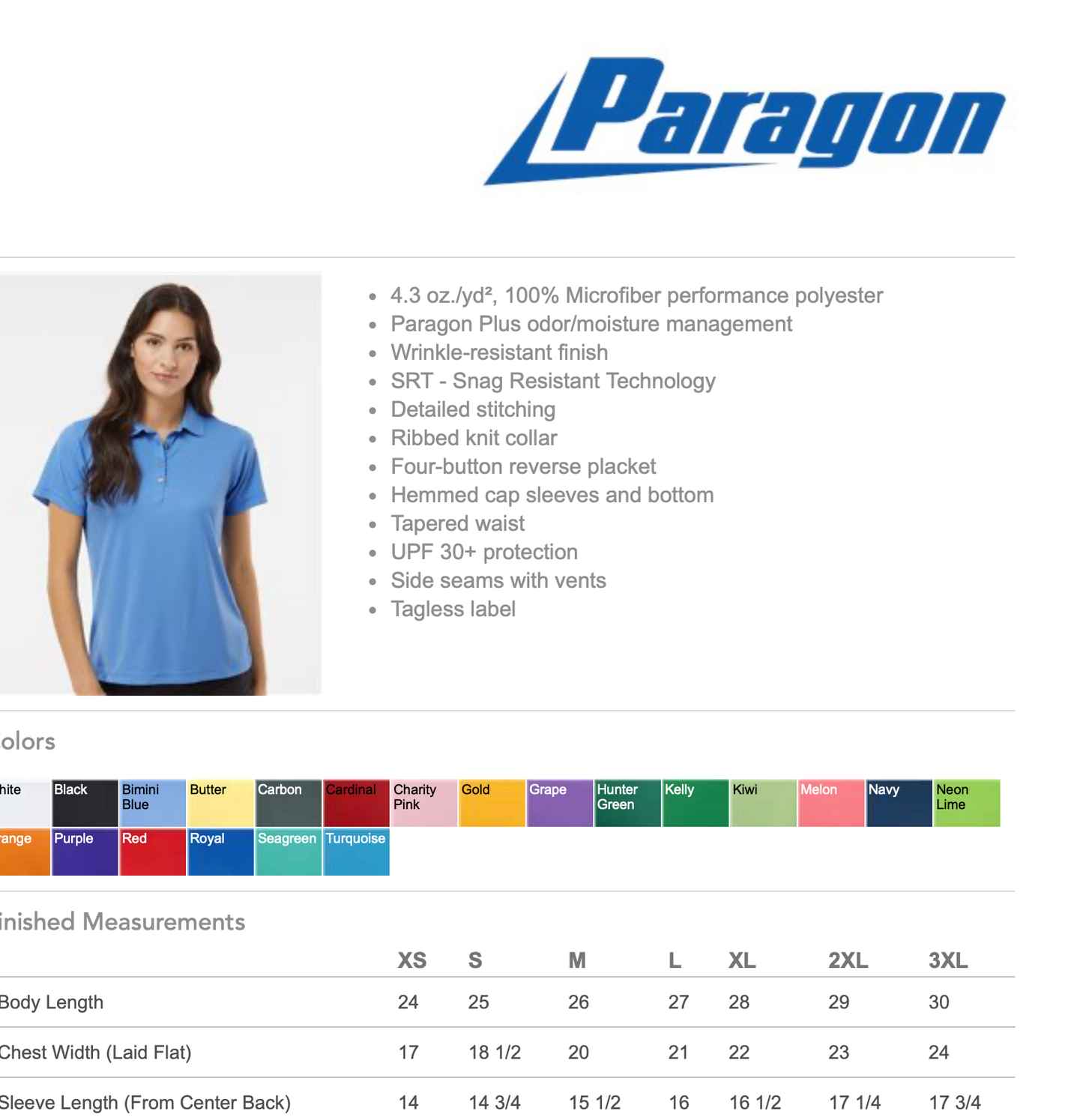 Woman's Paragon Performance Polo