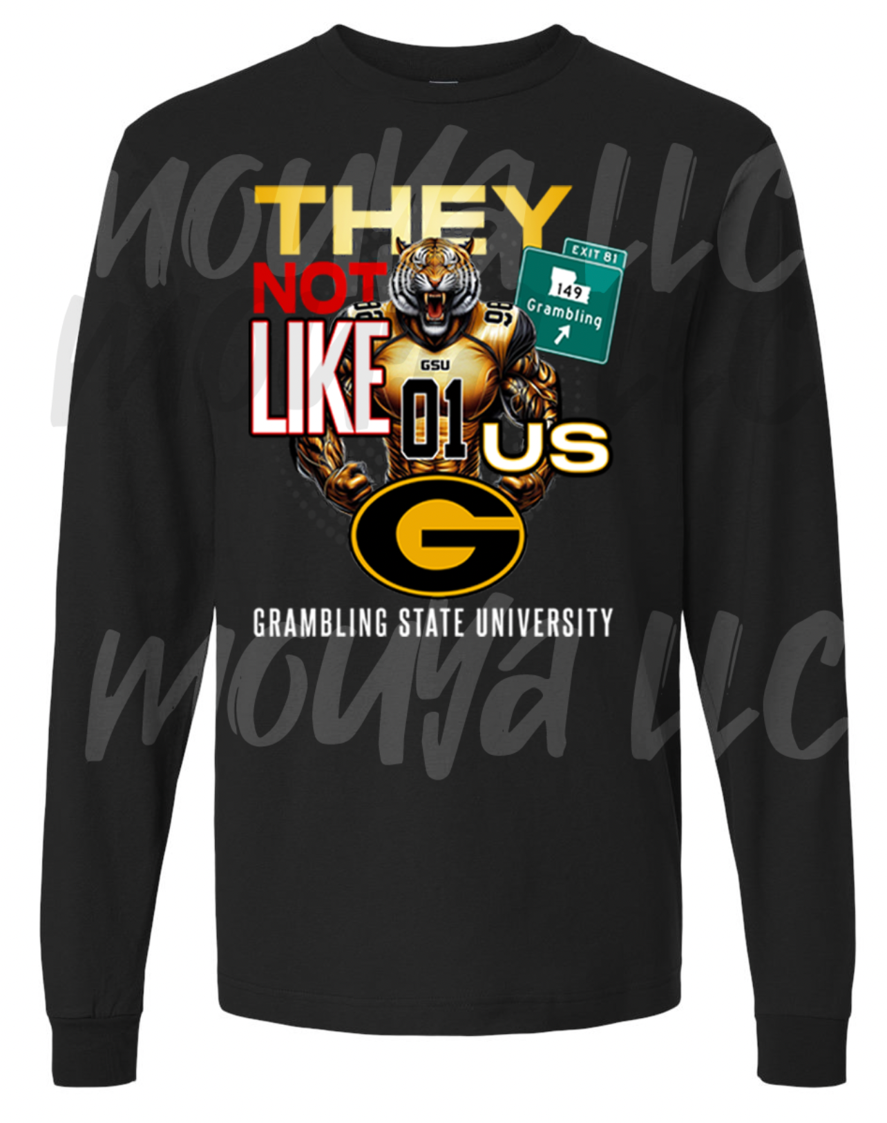 They Not Like US Grambling Long Sleeve T-Shirt