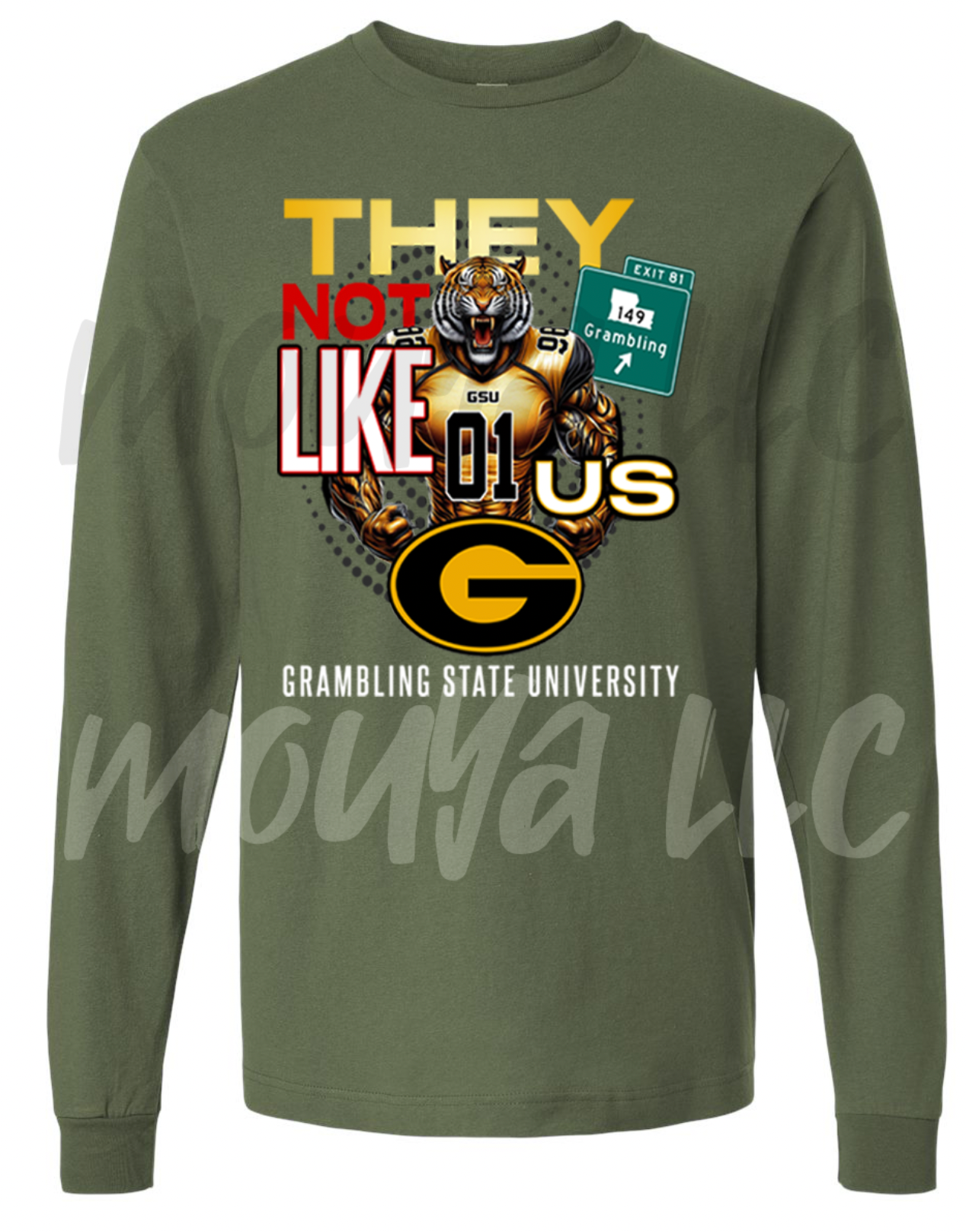 They Not Like US Grambling Long Sleeve T-Shirt