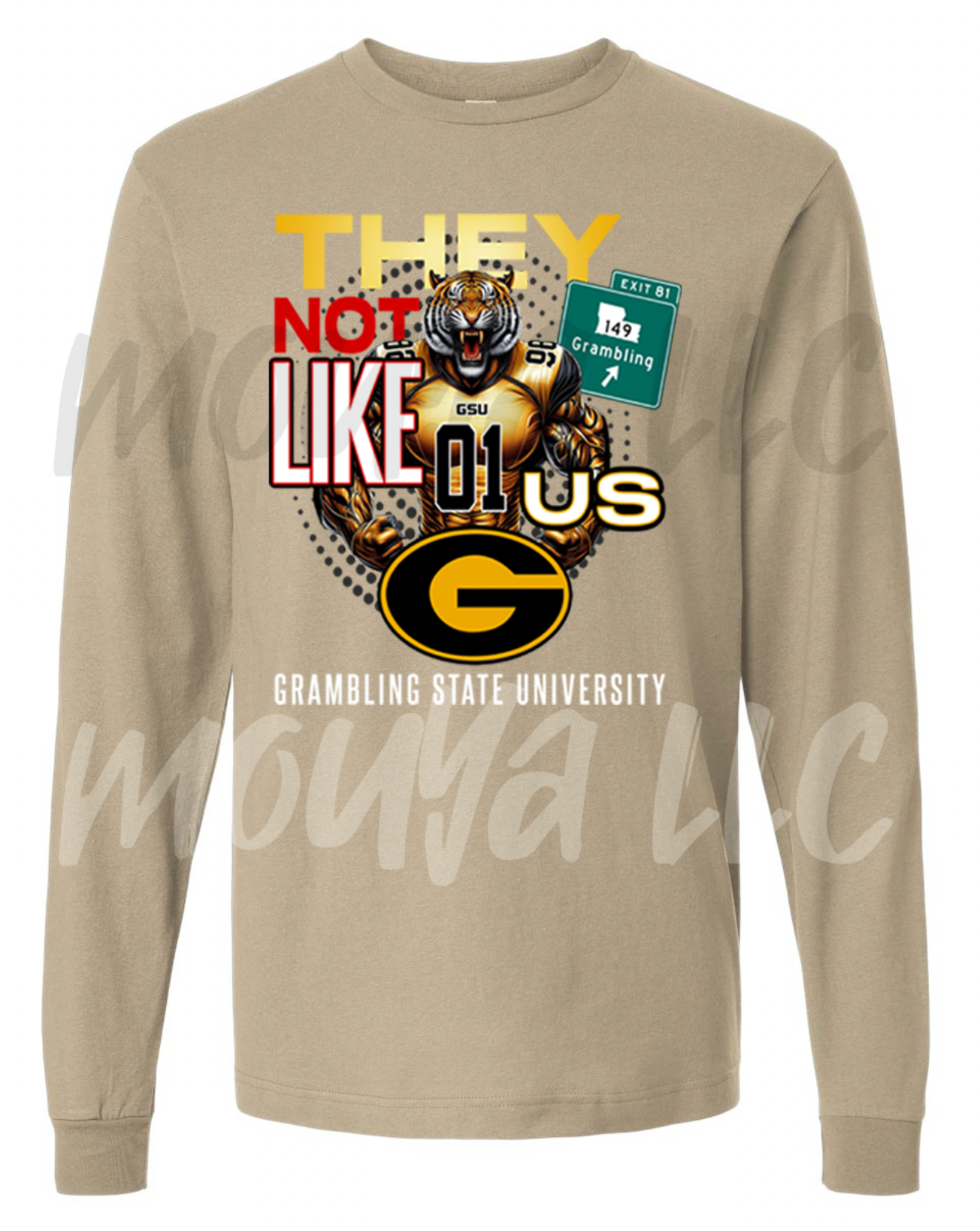 They Not Like US Grambling Long Sleeve T-Shirt