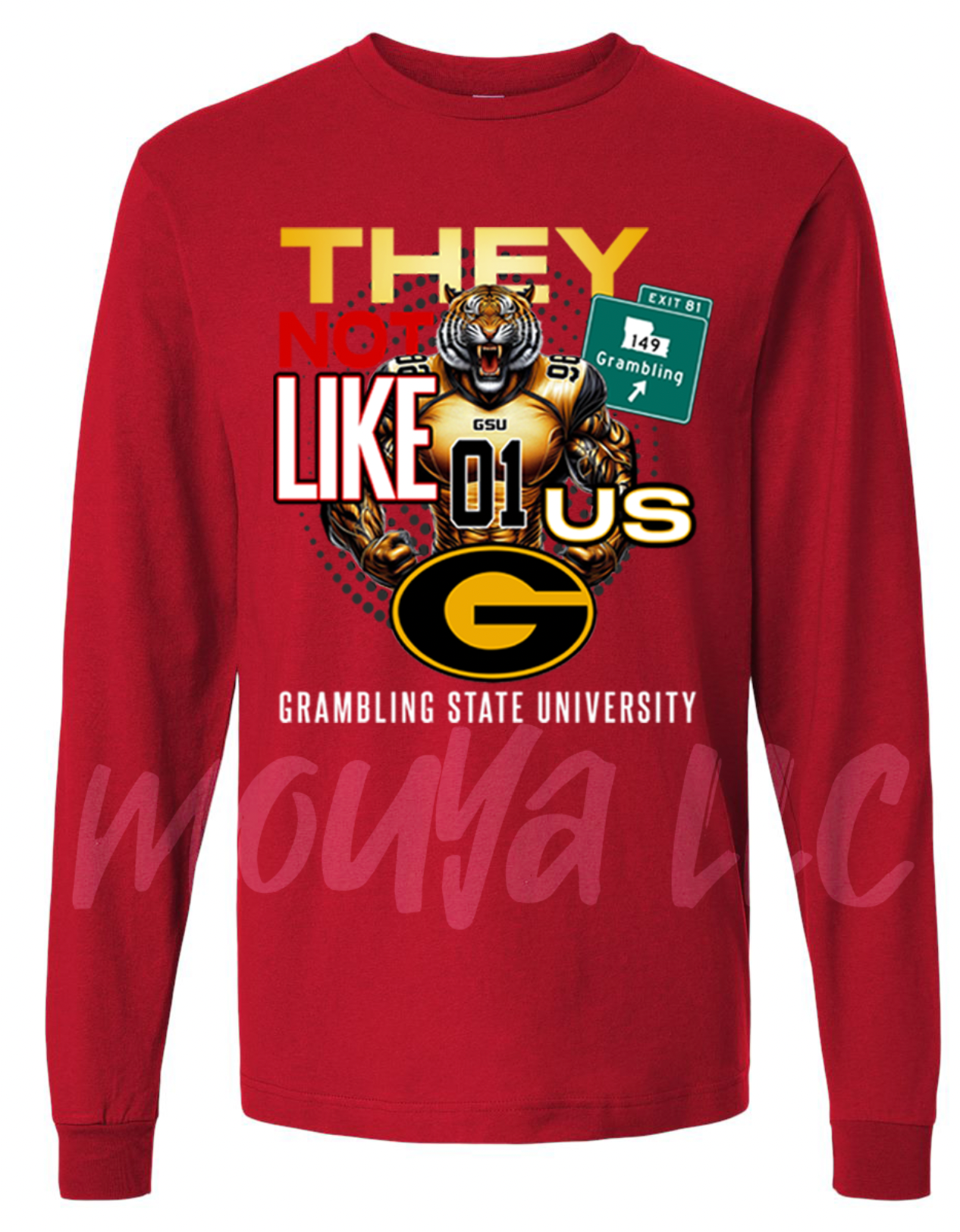 They Not Like US Grambling Long Sleeve T-Shirt